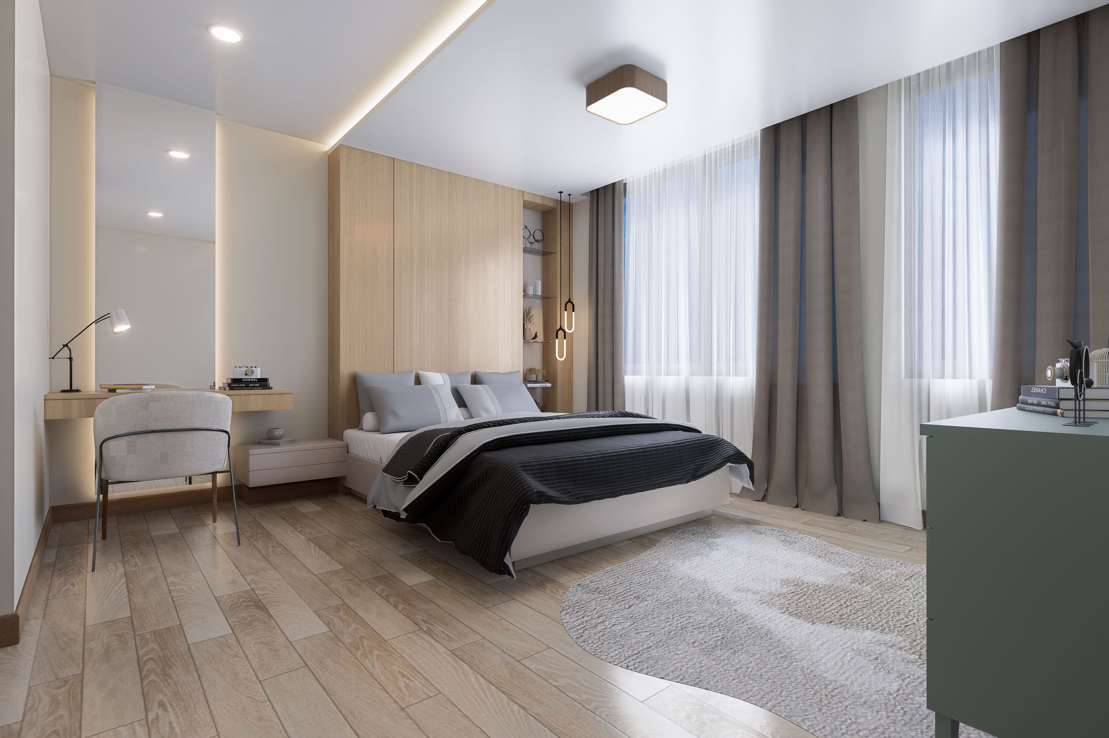Gajur Investment apartment living space in Dhapakhel